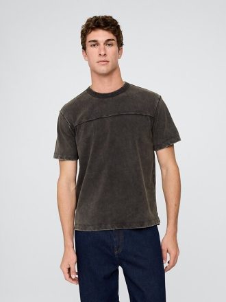 Lässiges Piqué-T-Shirt