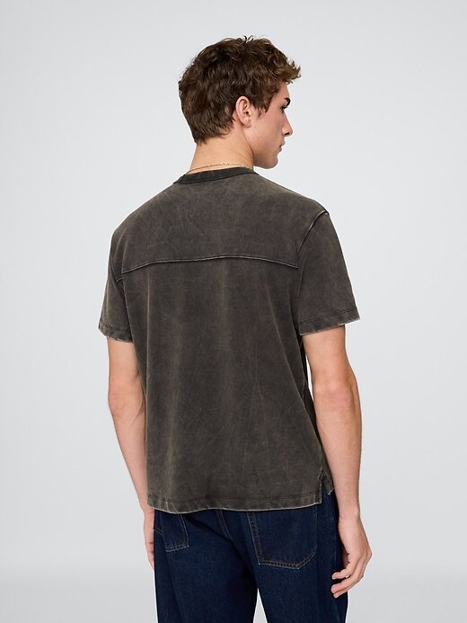 Lässiges Piqué-T-Shirt Lässiges Piqué-T-Shirt