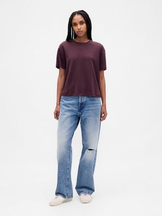 Lässiges T-Shirt aus Supima®-Baumwolle