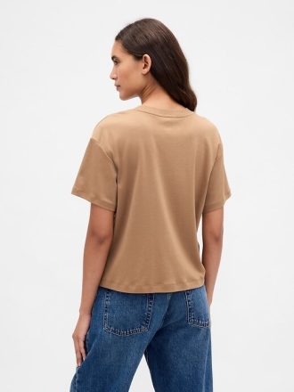 Lässiges T-Shirt aus Supima®-Baumwolle