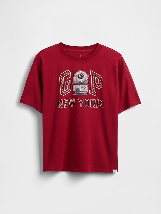 Lässiges T-Shirt mit Grafiklogo für Kinder Lässiges T-Shirt mit Grafiklogo für Kinder