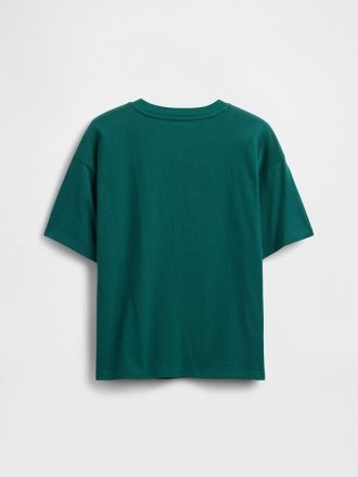 Lässiges T-Shirt mit Grafiklogo für Kinder