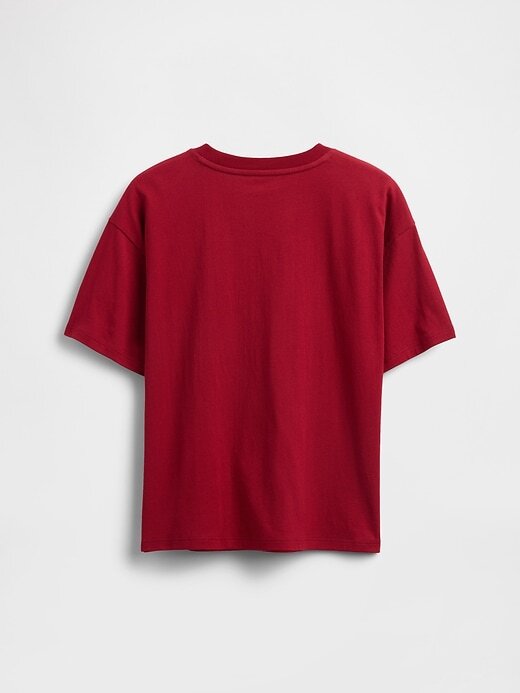 Lässiges T-Shirt mit Grafiklogo für Kinder Lässiges T-Shirt mit Grafiklogo für Kinder