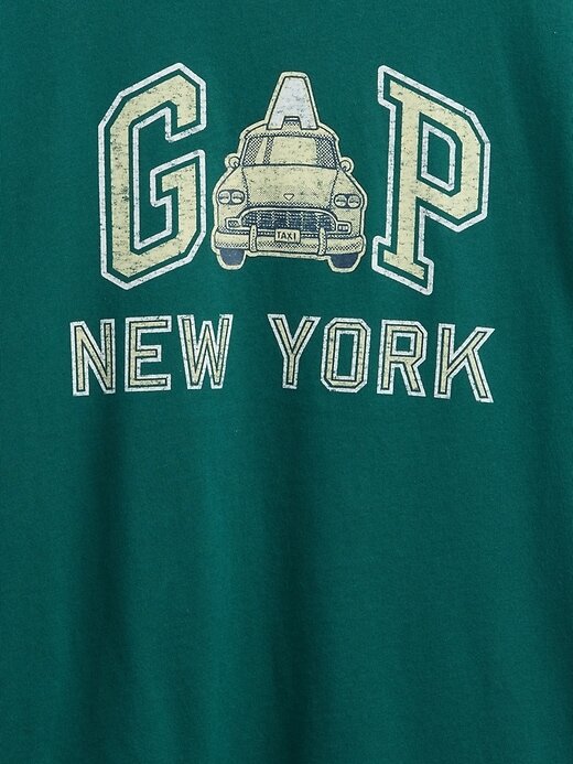 Lässiges T-Shirt mit Grafiklogo für Kinder Lässiges T-Shirt mit Grafiklogo für Kinder