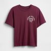 Lässiges T-Shirt mit grafischem Logo Lässiges T-Shirt mit grafischem Logo