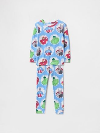 Marvel-Pyjama-Set aus gebürsteter Bio-Baumwolle für Babys und Kleinkinder