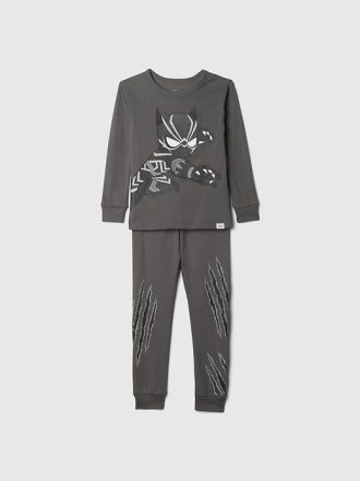 Marvel-Pyjama-Set aus gebürsteter Bio-Baumwolle für Babys und Kleinkinder