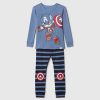 Marvel-Pyjama-Set aus gebürsteter Bio-Baumwolle für Babys und Kleinkinder Marvel-Pyjama-Set aus gebürsteter Bio-Baumwolle für Babys und Kleinkinder