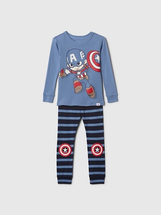 Marvel-Pyjama-Set aus gebürsteter Bio-Baumwolle für Babys und Kleinkinder Marvel-Pyjama-Set aus gebürsteter Bio-Baumwolle für Babys und Kleinkinder