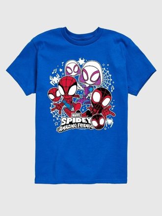 Marvel Spidey und seine Freunde – Kurzarm-T-Shirt mit Grafik für Kleinkinder