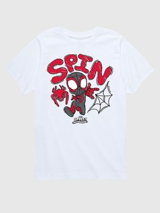 Marvel Spin Doodle Kurzarm-T-Shirt mit Grafik für Kleinkinder