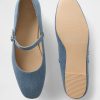 Mary-Jane-Ballerinas aus Denim Mary-Jane-Ballerinas aus Denim