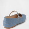Mary-Jane-Ballerinas aus Denim Mary-Jane-Ballerinas aus Denim