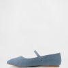 Mary-Jane-Ballerinas aus Denim Mary-Jane-Ballerinas aus Denim