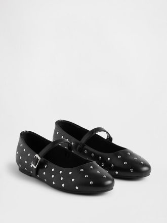 Mary Jane Ballerinas mit Nieten für Kinder