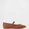 Mary Jane Flats aus veganem Wildleder Mary Jane Flats aus veganem Wildleder