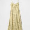 Maxi-Slip-Kleid aus Leinenmischung Maxi-Slip-Kleid aus Leinenmischung