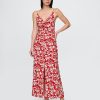 Maxi-Slip-Kleid mit Bindeband hinten Maxi-Slip-Kleid mit Bindeband hinten