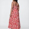 Maxi-Slip-Kleid mit Bindeband hinten Maxi-Slip-Kleid mit Bindeband hinten