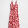 Maxi-Slip-Kleid mit Bindeband hinten Maxi-Slip-Kleid mit Bindeband hinten