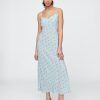 Maxi-Slip-Kleid mit Rüschenbesatz Maxi-Slip-Kleid mit Rüschenbesatz
