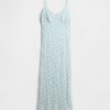 Maxi-Slip-Kleid mit Rüschenbesatz Maxi-Slip-Kleid mit Rüschenbesatz