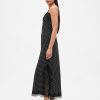 Maxi-Slip-Kleid mit Spitzenbesatz Maxi-Slip-Kleid mit Spitzenbesatz