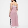 Maxi-Slip-Kleid mit Spitzenbesatz Maxi-Slip-Kleid mit Spitzenbesatz