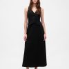 Maxi-Westenkleid aus Leinenmischung Maxi-Westenkleid aus Leinenmischung