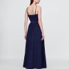 Maxikleid aus Baumwollgaze mit gemischten Materialien Maxikleid aus Baumwollgaze mit gemischten Materialien