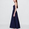 Maxikleid aus Baumwollgaze mit gemischten Materialien Maxikleid aus Baumwollgaze mit gemischten Materialien