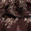 Maxikleid aus Crêpe mit V-Ausschnitt und Spitzenbesatz Maxikleid aus Crêpe mit V-Ausschnitt und Spitzenbesatz