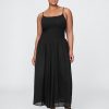 Maxikleid aus kompaktem Jersey-Mix Maxikleid aus kompaktem Jersey-Mix