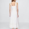 Maxikleid aus Leinenmischung mit eckigem Ausschnitt Maxikleid aus Leinenmischung mit eckigem Ausschnitt