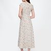 Maxikleid mit Flügelärmeln aus Leinenmischung Maxikleid mit Flügelärmeln aus Leinenmischung