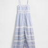 Maxikleid mit Spitzenbesatz