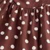 Maxikleid mit tiefer Taille und Nähten