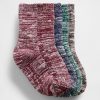 Melierte Crew-Socken für Babys und Kleinkinder (4er-Pack)