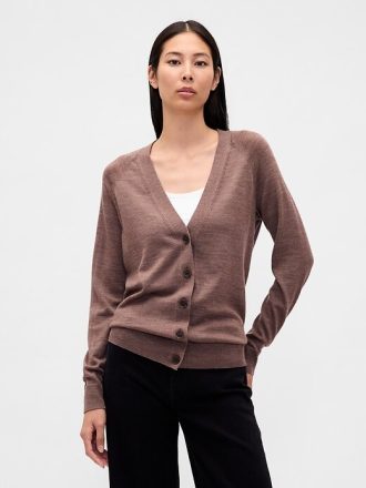Merino Boyfriend-Cardigan