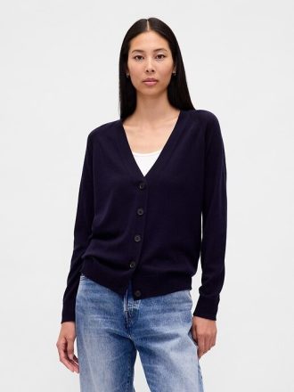 Merino Boyfriend-Cardigan