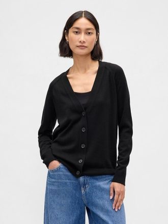 Merino Boyfriend-Cardigan