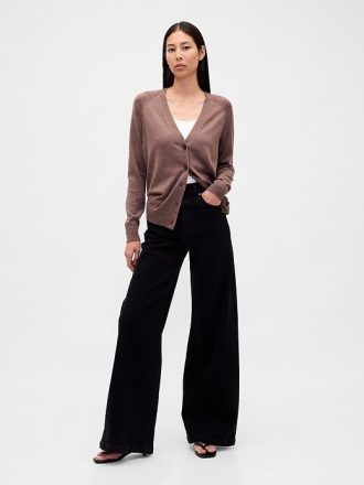 Merino Boyfriend-Cardigan