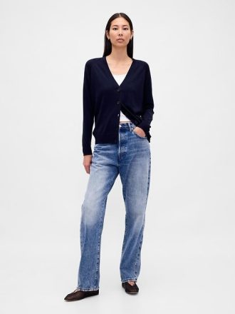 Merino Boyfriend-Cardigan