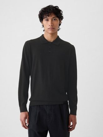 Merino-Polopullover