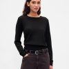 Merino-Pullover mit Rundhalsausschnitt