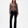 Merino-Pullover mit Rundhalsausschnitt