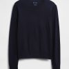 Merino-Pullover mit Rundhalsausschnitt
