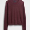 Merino-Pullover mit Rundhalsausschnitt