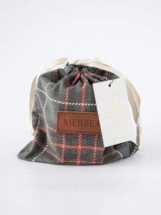 Mersea Pumpkin Whimsea Plaid Beutelkerze