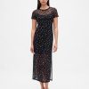 Mesh-Maxikleid